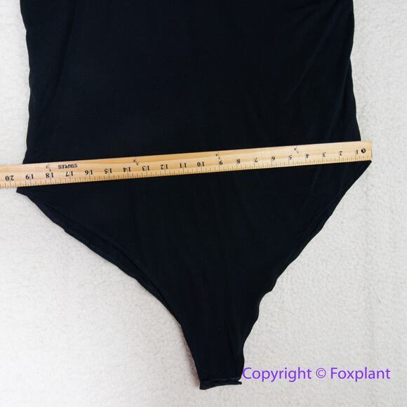 New! Eloquii‎  One Shoulder Bodysuit black, women plus size 18/20 - Picture 7 of 14